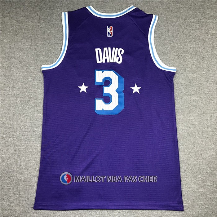 Maillot Los Angeles Lakers Anthony Davis NO 3 Ville Edition 2021-22 Volet